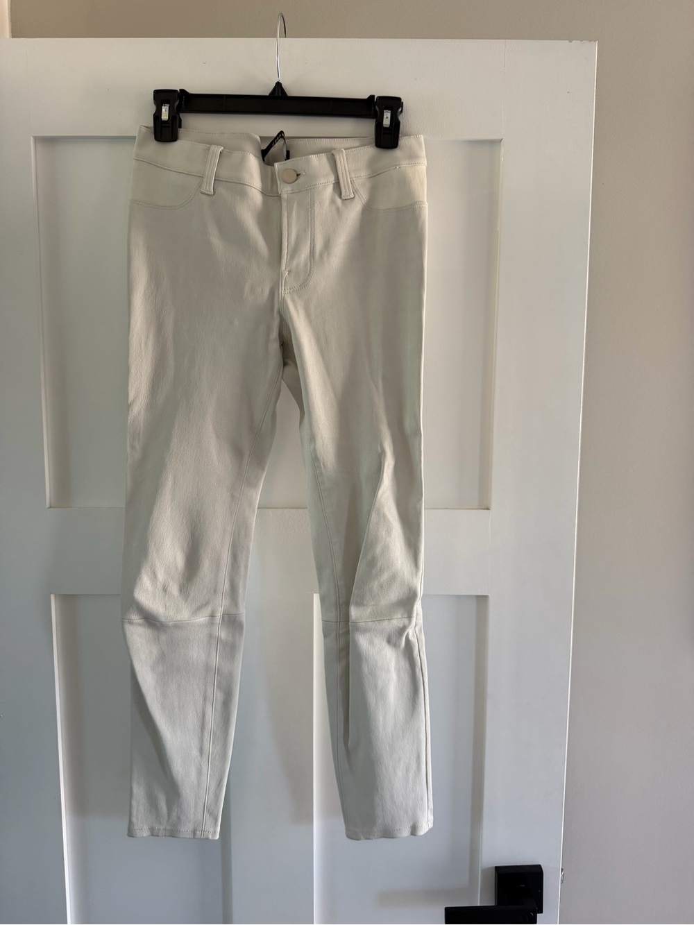 J Brand white leather jeans size 27